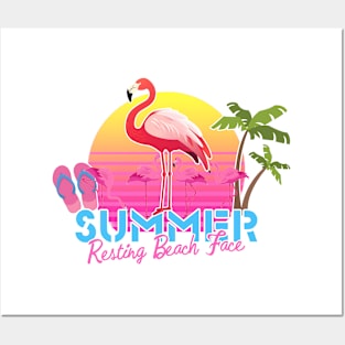 Resting Beach Face Posters and Art